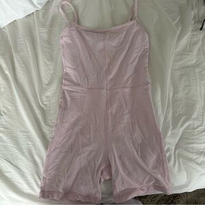 Aritzia Divinity Romper Light Pink